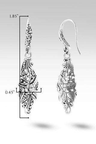 Flowering Hope Earrings™ in Frangipani - Bali Wire - only found at SARDA™