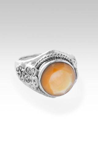 Flowers of Joy Ring™ in Yellow Mother of Pearl - Statement - only found at SARDA™