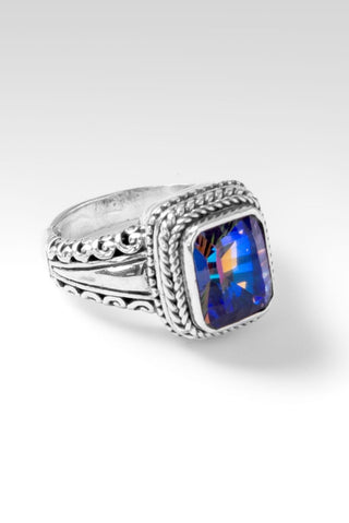 Forever Happy Ring™ in Hawaiian Skies™ Mystic Quartz - Dinner - only found at SARDA™