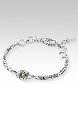 Forge Ahead Bracelet™ in Tsavorite Garnet - Single Stone - only found at SARDA™