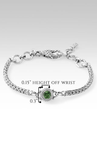 Forge Ahead Bracelet™ in Tsavorite Garnet - Single Stone - only found at SARDA™