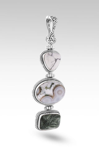 Forgiveness Granted Pendant™ in Ocean Jasper - Magnetic Enhancer Bail - only found at SARDA™