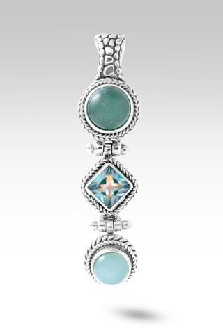 Forgiveness Heals Pendant™ in Aventurine - Magnetic Enhancer Bail - only found at SARDA™