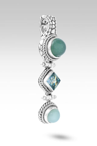 Forgiveness Heals Pendant™ in Aventurine - Magnetic Enhancer Bail - only found at SARDA™