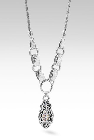 Fountain of Blessings Necklace™ in Cockatoo Daze™ Mystic Quartz - only found at SARDA™