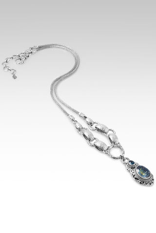 Fountain of Blessings Necklace™ in Cockatoo Daze™ Mystic Quartz - only found at SARDA™