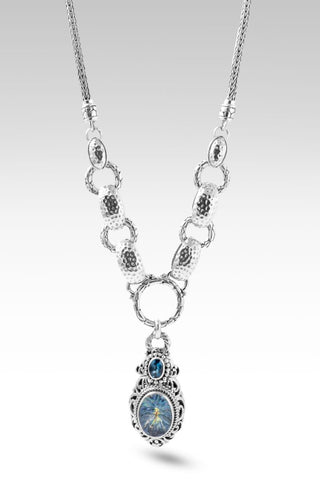 Fountain of Blessings Necklace™ in Cockatoo Daze™ Mystic Quartz - only found at SARDA™