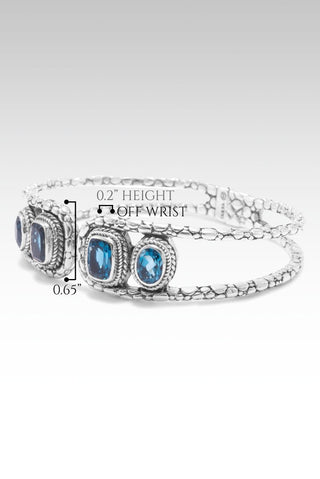 Fountain of Blessings Tip-to-Tip Bracelet™ in London Blue Topaz - Tip-to-Tip - only found at SARDA™