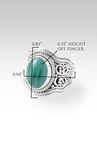 Fullness of Joy Ring™ in Malachite - Statement - only found at SARDA™