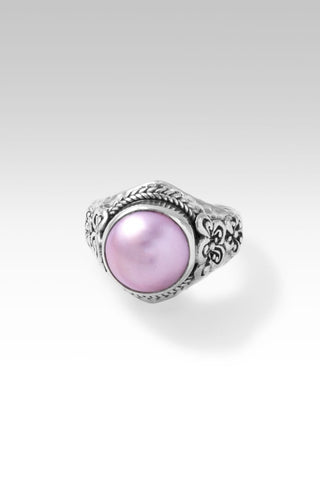 Garden Grace Ring™ in Pink Mabe Pearl - Dinner - only found at SARDA™