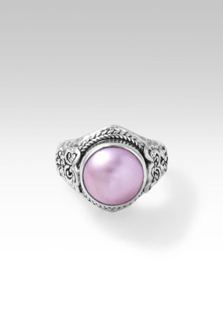 Garden Grace Ring™ in Pink Mabe Pearl - Dinner - only found at SARDA™