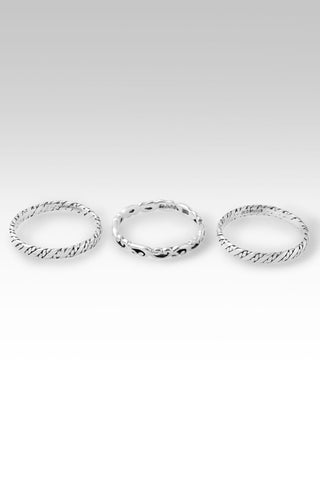 Genesis Ring Set of 3™ in Filigree - Stackable - only found at SARDA™