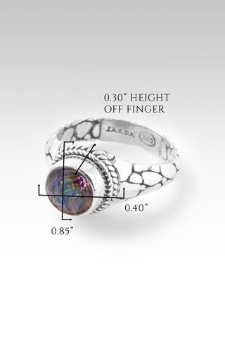 Give All Praises Ring™ in Northern Lights™ Mystic Quartz - only found at SARDA™