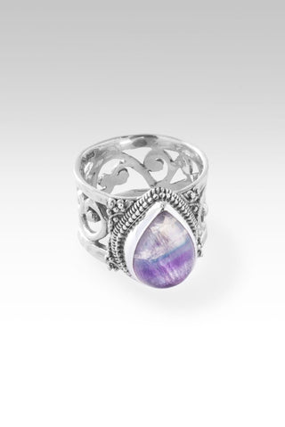 Gladness of Heart Ring™ in Rainbow Fluorite - Statement - only found at SARDA™