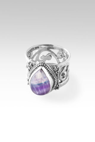 Gladness of Heart Ring™ in Rainbow Fluorite - Statement - only found at SARDA™