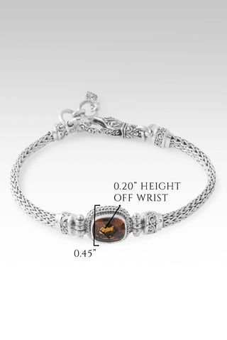 Gleeful Life Bracelet™ in Whiskey Quartz - Single Stone - only found at SARDA™