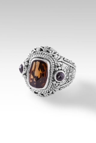 Gleeful Moments Ring™ in Whiskey Quartz - Statement - only found at SARDA™