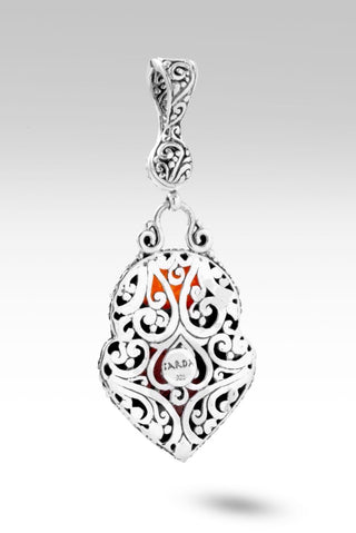 Glory is All Pendant™ in Orange Spiny Oyster - Magnetic Enhancer Bail - only found at SARDA™