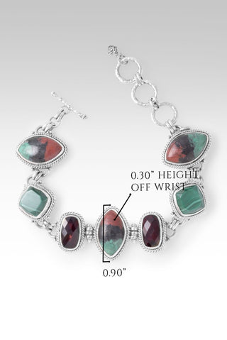 God is our Refuge Bracelet™ in Chrysocolla Sonora - Multi Stone - only found at SARDA™