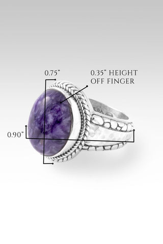 God's Blessings Ring™ in Charoite - Statement - only found at SARDA™