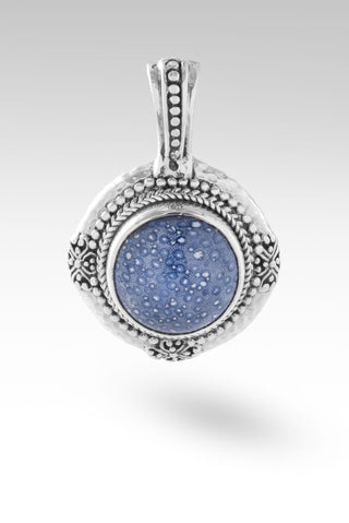 Good Hope Pendant™ in Blue Sponge Coral - Magnetic Enhancer Bail - only found at SARDA™