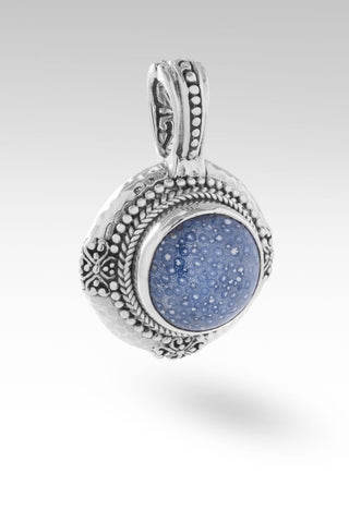 Good Hope Pendant™ in Blue Sponge Coral - Magnetic Enhancer Bail - only found at SARDA™