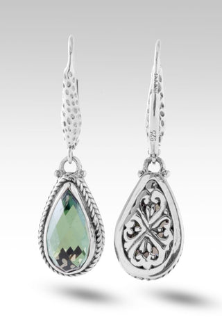 Good Nature Earrings™ in Chrome Chameleon™ Mystic Quartz - Lever Back - only found at SARDA™