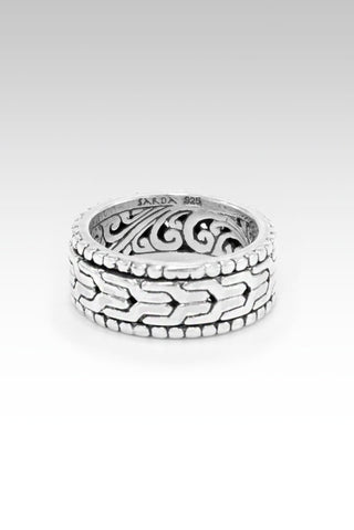 Gospel of Peace Ring™ in Chainlink - Spinner - only found at SARDA™