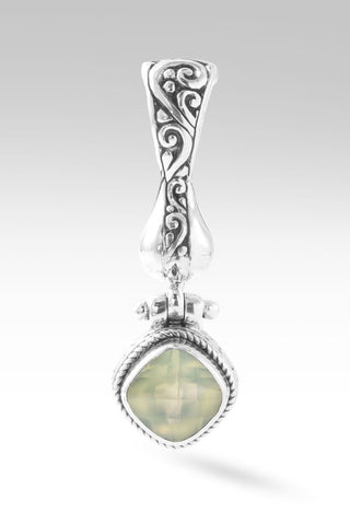 Grace Alone Pendant™ in Prehnite - Magnetic Enhancer Bail - only found at SARDA™