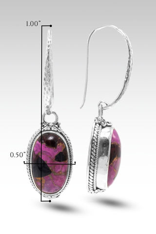Grace Changes Everything Earrings™ in Pink Calcite, Obsidian & Bronze - Bali Wire - only found at SARDA™
