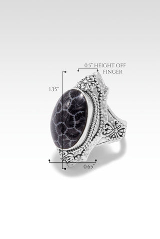 Grace Changes Everything Ring™ in Black Indonesian Coral - Statement - only found at SARDA™