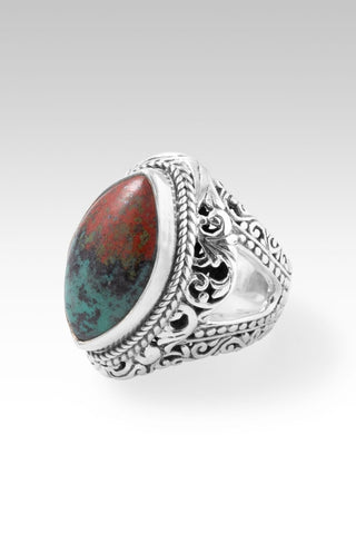 Grace & Mercy Ring™ in Chrysocolla Sonora - only found at SARDA™