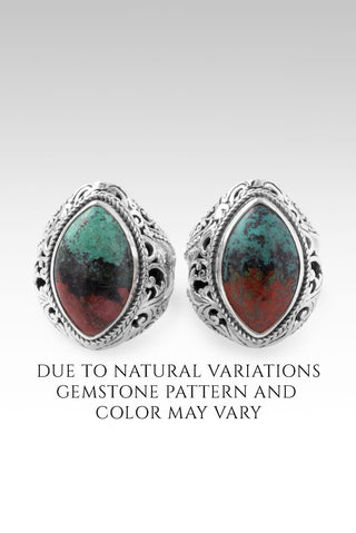 Grace & Mercy Ring™ in Chrysocolla Sonora - only found at SARDA™