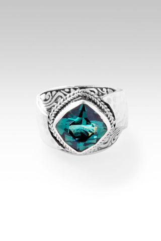 Grace Through Faith Ring II™ in Green Lab Created Quartz - Statement - only found at SARDA™