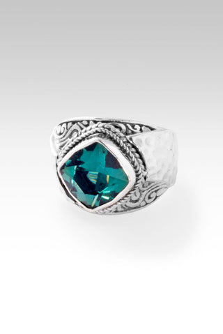 Grace Through Faith Ring II™ in Green Lab Created Quartz - Statement - only found at SARDA™