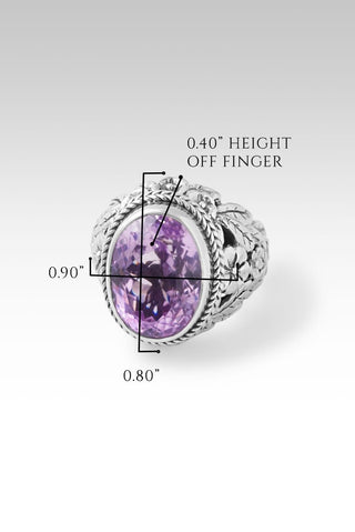 Graceful Blooms Ring™ in Kunzite - Statement - only found at SARDA™