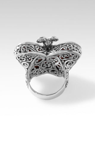 Graceful Evolution Ring™ in Pink Mother of Pearl Butterfly - Statement - only found at SARDA™