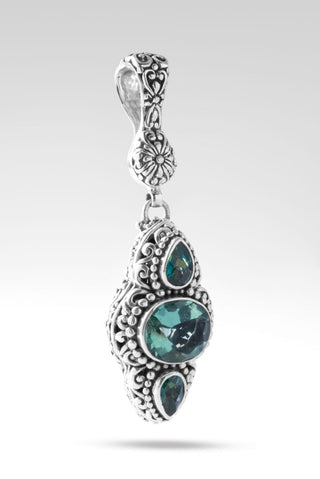 Graceful Presence Pendant™ in Teal Fluorite - Magnetic Enhancer Bail - only found at SARDA™