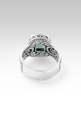 Graceful Presence Ring™ in Green Lab Created Quartz - Dinner - only found at SARDA™