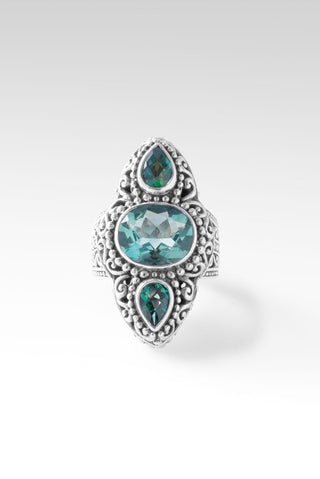Graceful Presence Ring™ in Teal Fluorite - Statement - only found at SARDA™