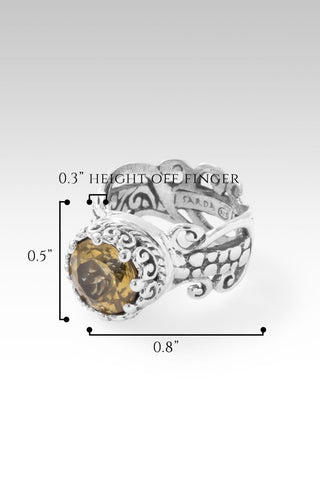 Gracious Ring™ in Yellow Apatite - Statement - only found at SARDA™