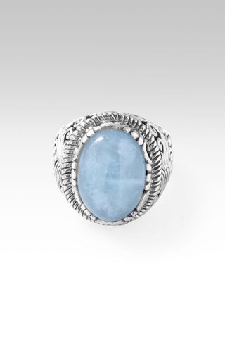 Great is Faithfulness Ring™ in Aquamarine - Dinner - only found at SARDA™