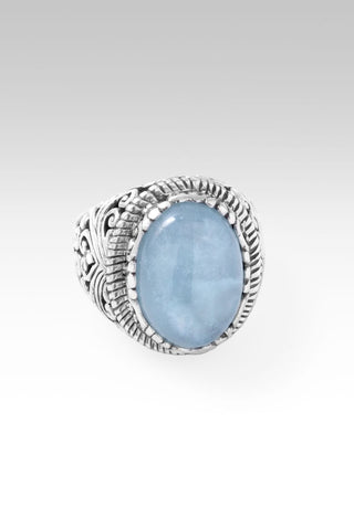 Great is Faithfulness Ring™ in Aquamarine - Dinner - only found at SARDA™