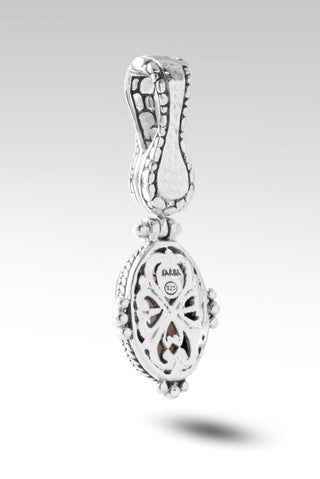 Guiding Light Pendant™ in White Mother of Pearl - Magnetic Enhancer Bail - only found at SARDA™