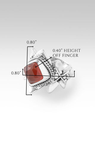 Guiding Light Ring™in Carnelian - Dinner - only found at SARDA™