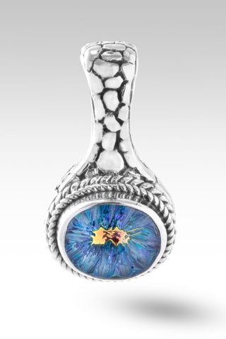 Happy are the Peacemakers Pendant™ in Cockatoo Daze™ Mystic Quartz - Magnetic Enhancer Bail - only found at SARDA™