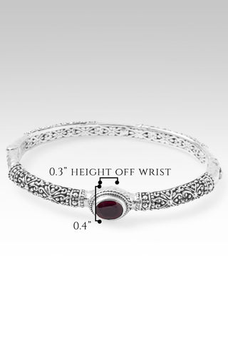 Harmony Bangle™ in Red Ruby - Bangle - only found at SARDA™