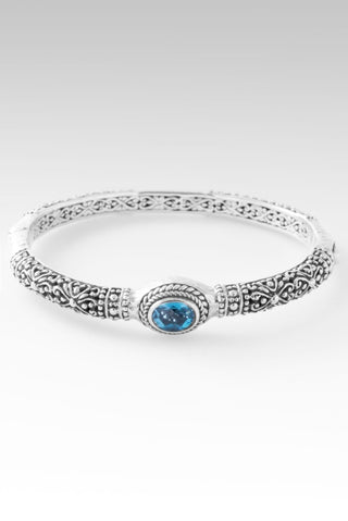 Harmony Bangle™ in Swiss Blue Topaz - Bangle - only found at SARDA™