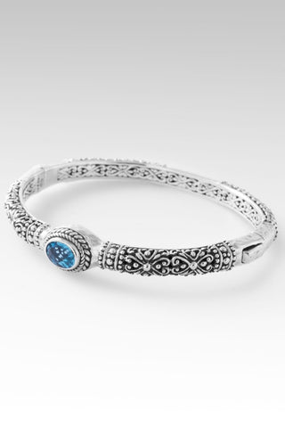 Harmony Bangle™ in Swiss Blue Topaz - Bangle - only found at SARDA™