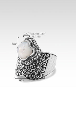 Harmony Ring™ in White Mother of Pearl - Statement - only found at SARDA™